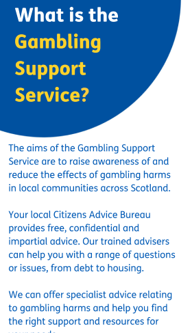 Citizens Advice Scotland Gambling Support Service